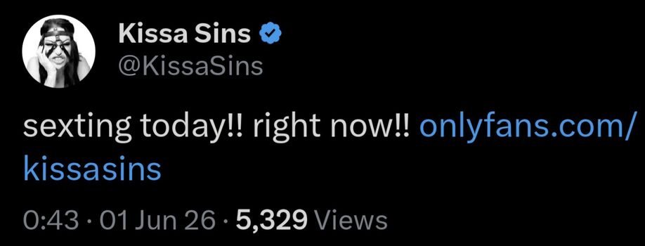 Full leaked Kissa sins private onlyfans photo